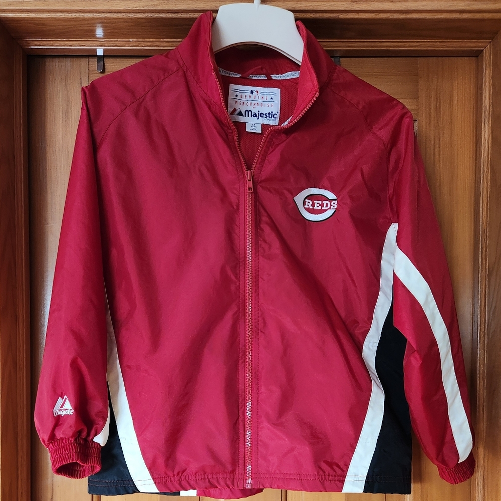 Vintage Majestic Kids Cincinnati Reds Jacket - Size M